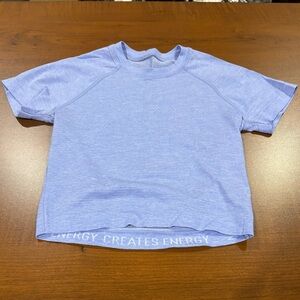 Lululemon Athletica Swiftly Tech Cropped Short Sleeve Shirt 2.0 Size 2
